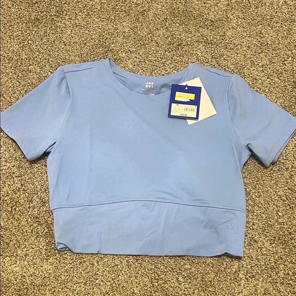 JoyLab Light Blue Crop Top